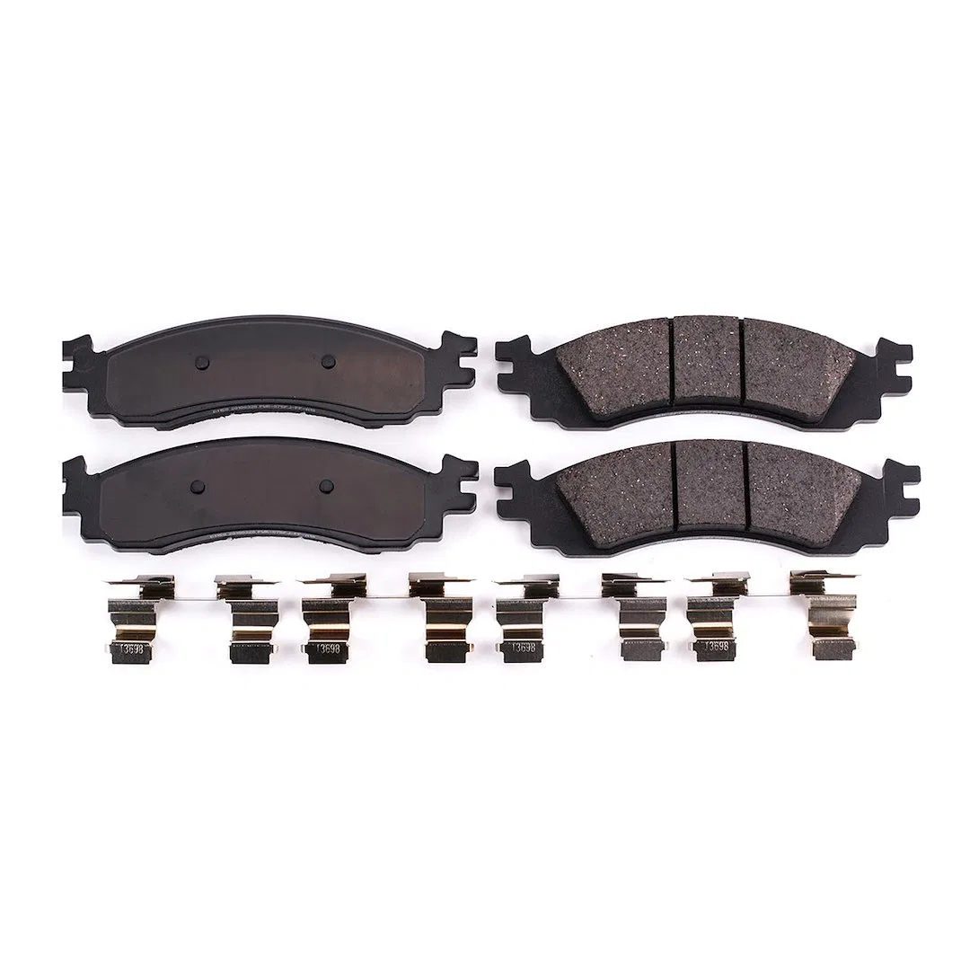 17-1158 – POWERSTOP Brake Pad, FMSI Number D1158 Ceramic Brake Pads Set Of 4 With Stainless Steel Hardware